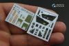 Quinta Studio QD48114 Mirage 2000-5 3D-Printed & coloured Interior on decal paper (for Kinetic kit) 1/48